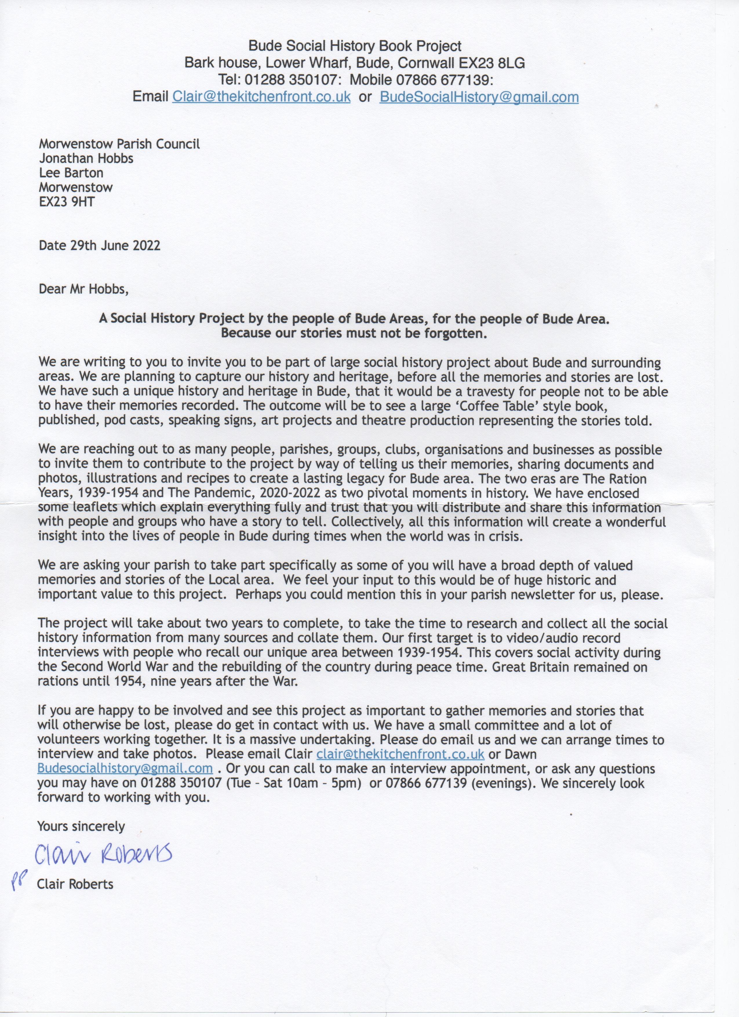 Bude Social History Project letter 001.jpg